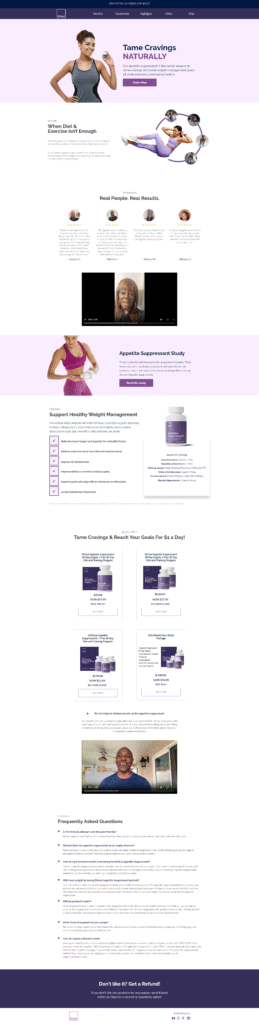 Ethical Weight Management Landing Page