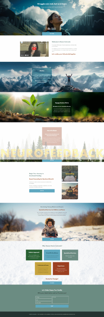 Neuro Colorado Landing Page